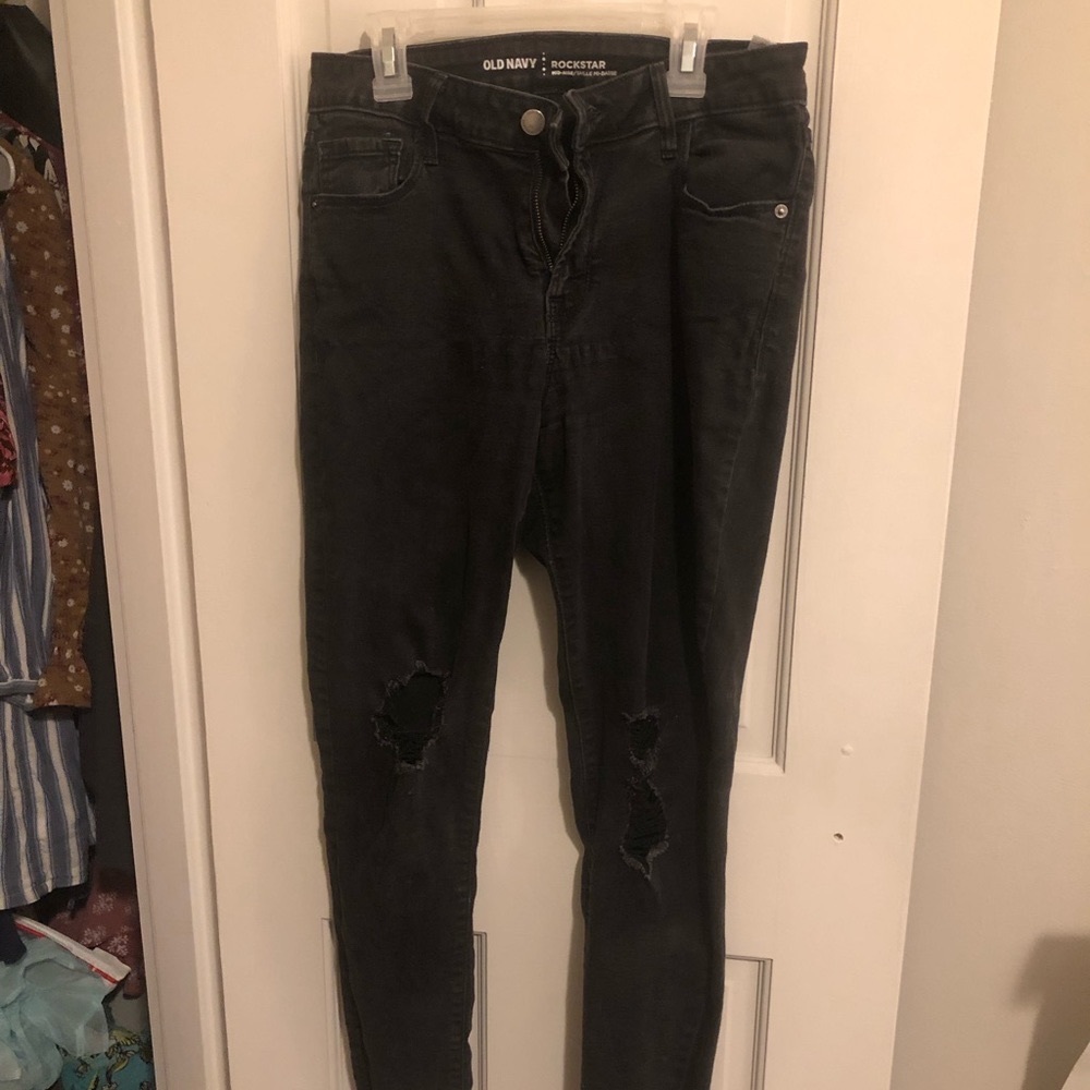 Old Navy Black Jeans - MidRise